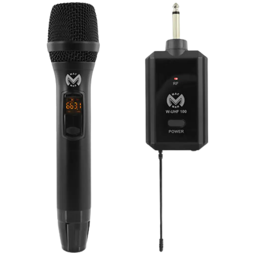 Microfono senza fili Mac Mah - W-UHF 100 M