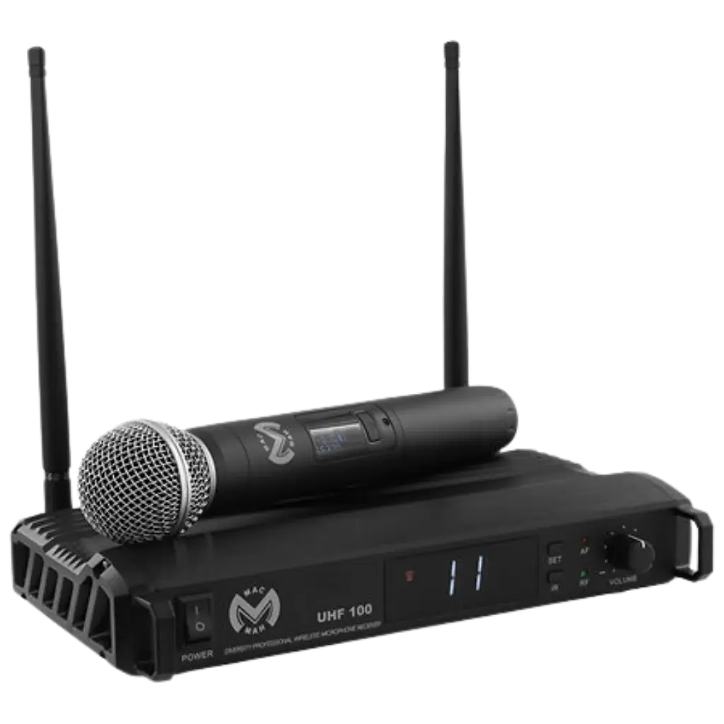 Microfono senza fili Mac Mah - UHF 100 M