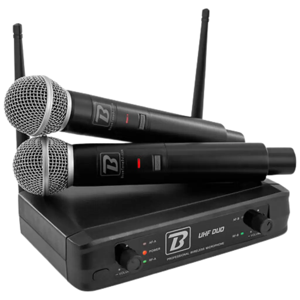 2 microfoni senza fili BoomTone DJ - UHF Duo