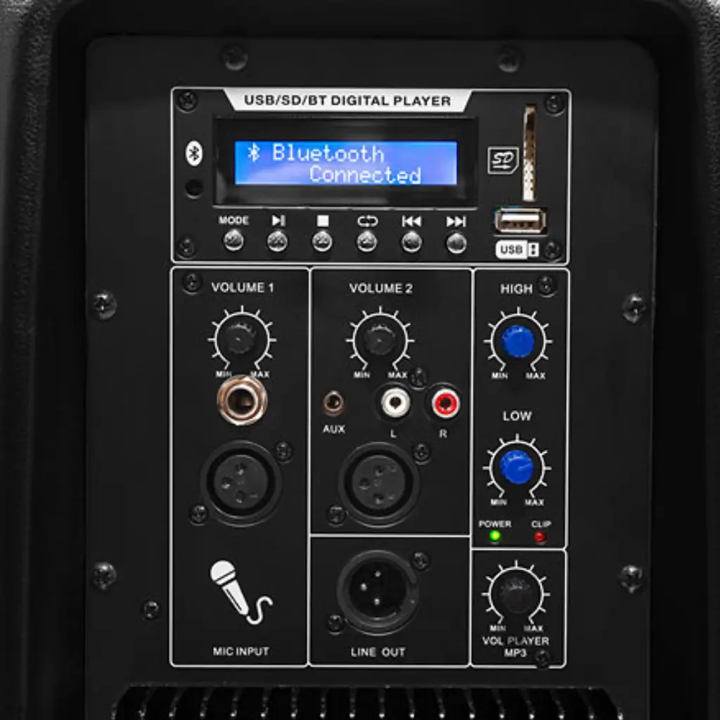 Altoparlante amplificato BoomTone DJ 400W - PS12A-BT