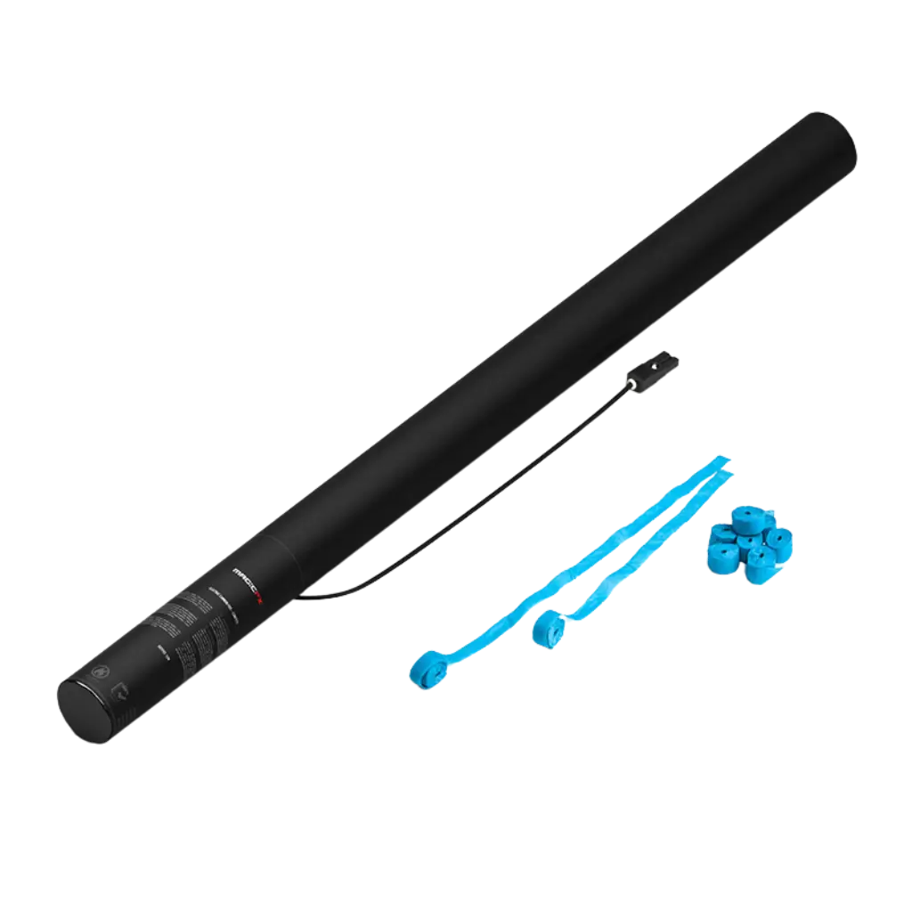 Cannone sparacoriandoli elettrico Blue Streamer 80 cm