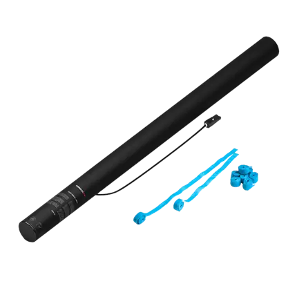 Cannone sparacoriandoli elettrico Blue Streamer 80 cm