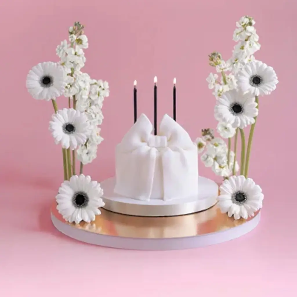 Candele di compleanno nere e oro