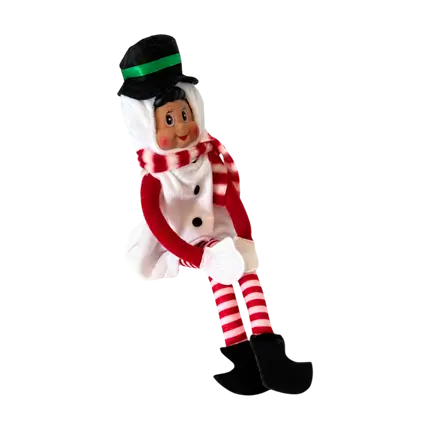 Travestimento da elfo burlone pupazzo di neve