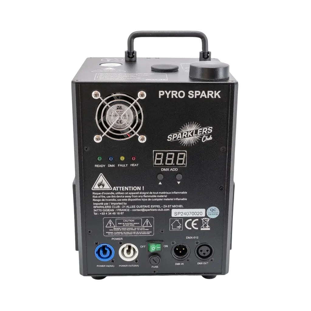 SPARKLERS CLUB® - Macchina a scintilla fredda - Pyro Spark