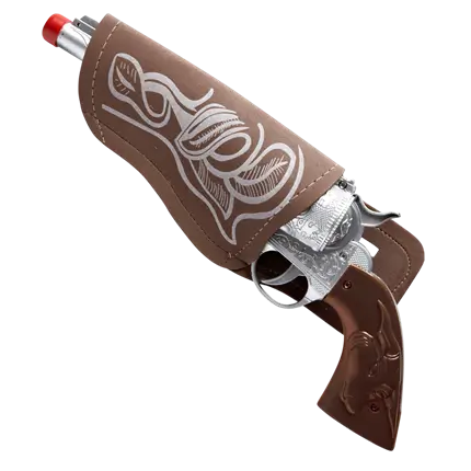 Pistola da cowboy con fondina e cintura