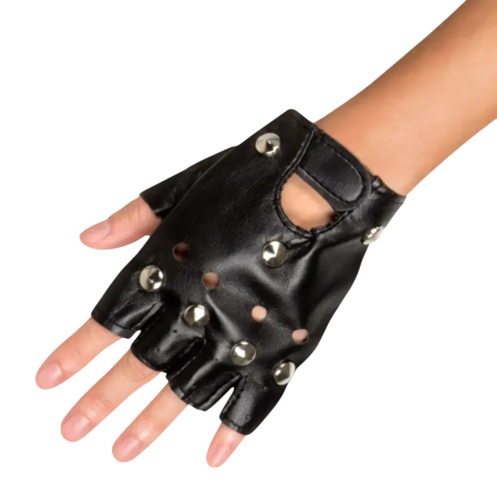 Guanti da motociclista neri