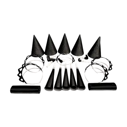 Borsa Cotillons Nera per 10 Persone