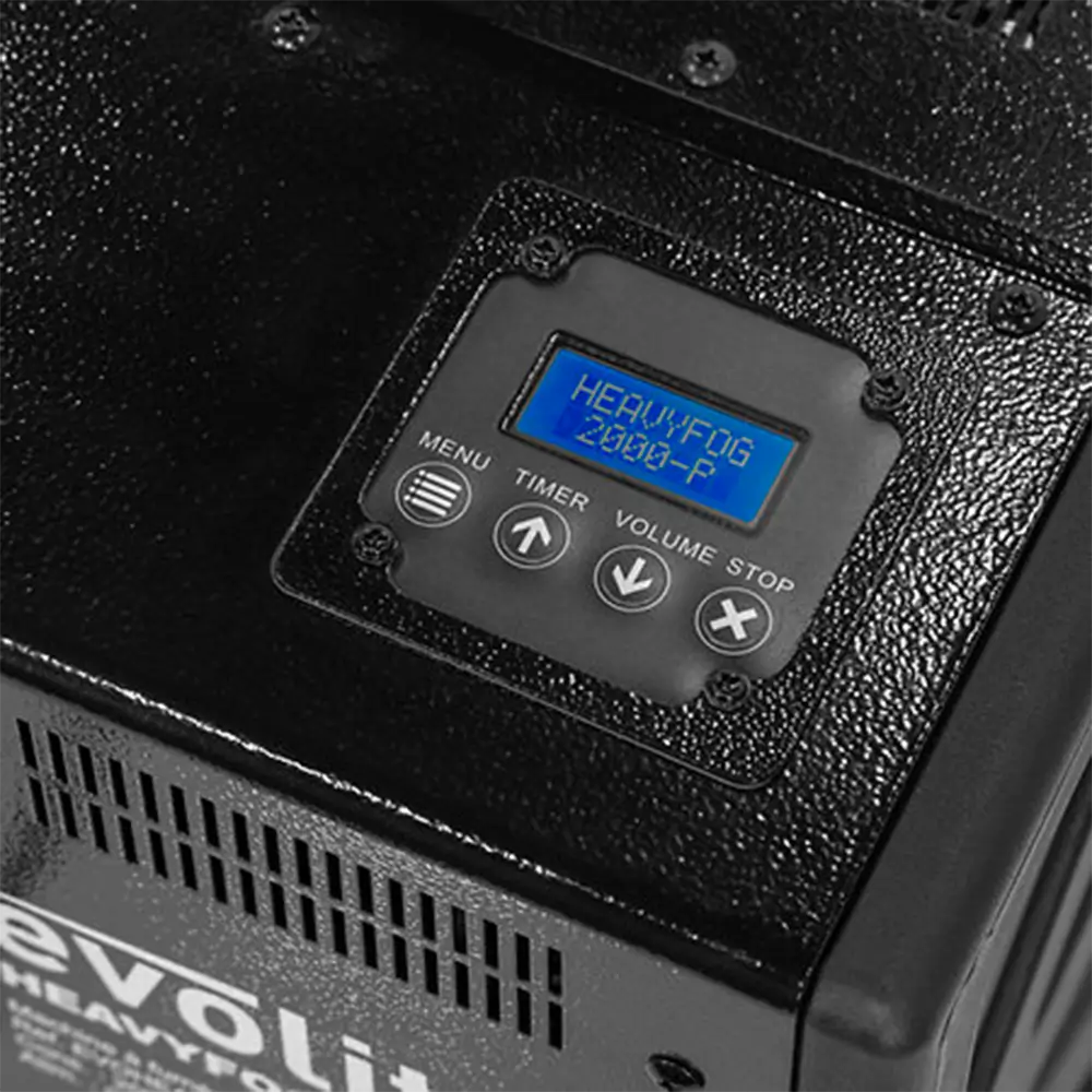 HeavyFog 2000-P - Macchina per nebbia pesante ad alte prestazioni con DMX