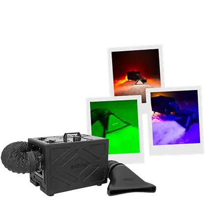 HeavyFog 2000-P - Macchina per nebbia pesante ad alte prestazioni con DMX