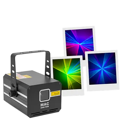 MAC 2000 RGB - Laser professionale multicolore