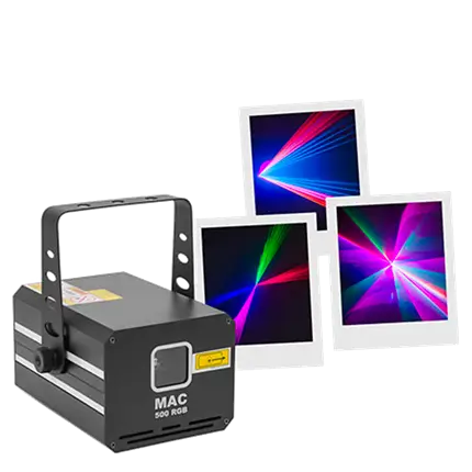 MAC 500 RGB - Laser professionale multicolore