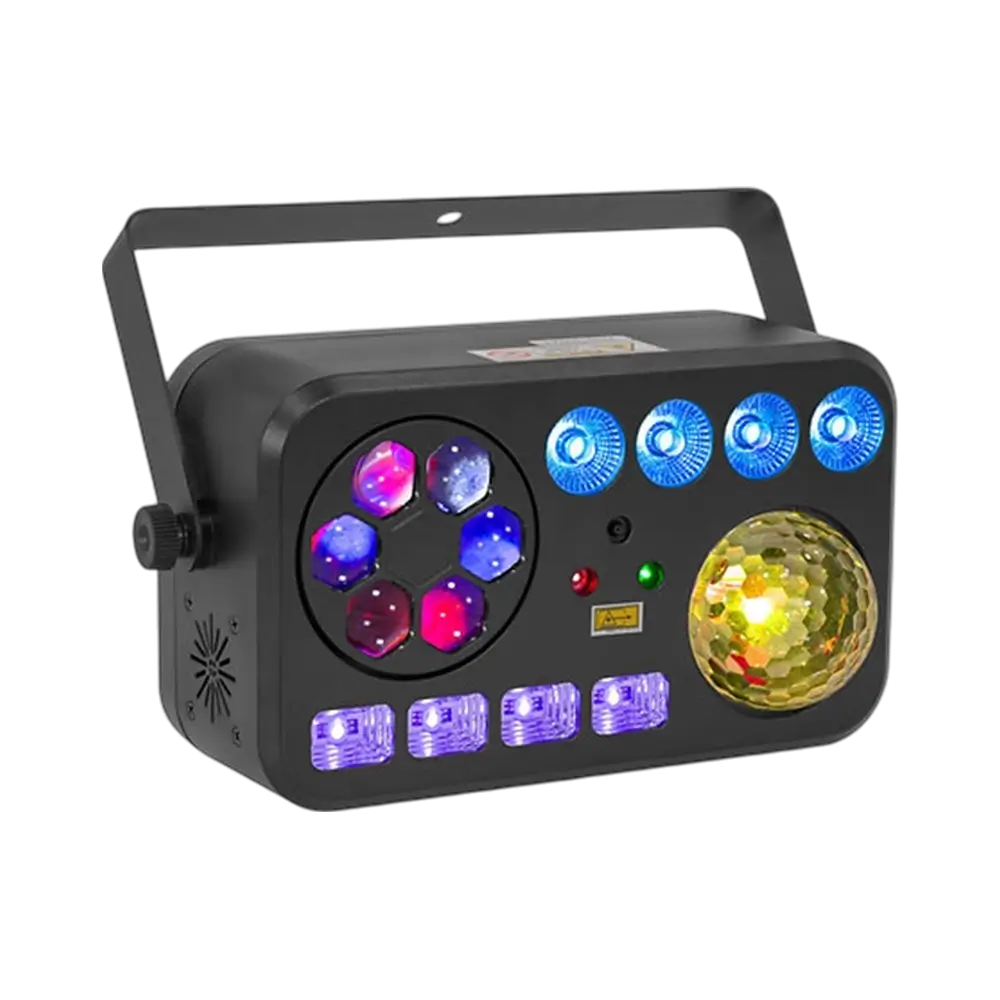LightShow 6FX - 6 effetti in 1 con DMX