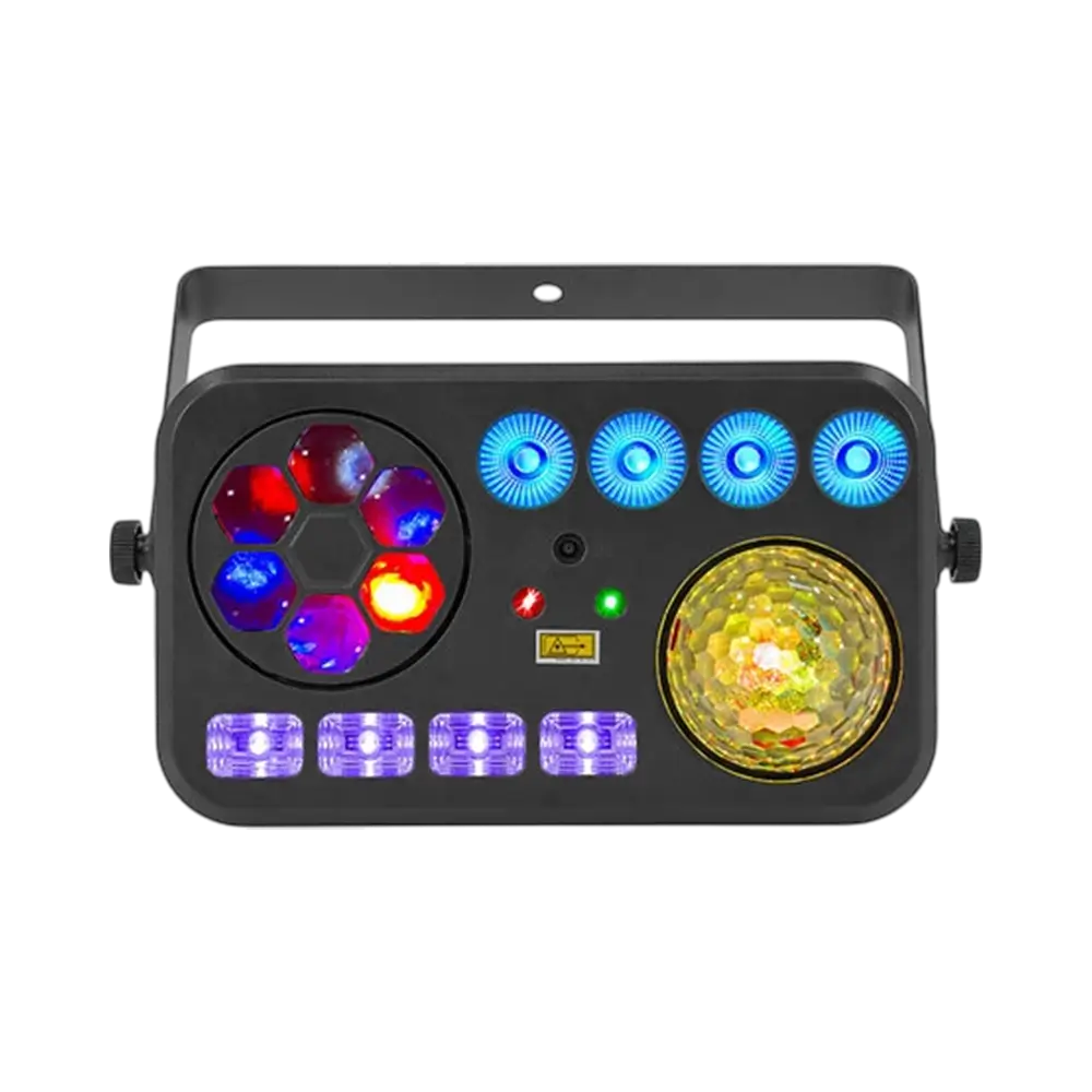 LightShow 6FX - 6 effetti in 1 con DMX