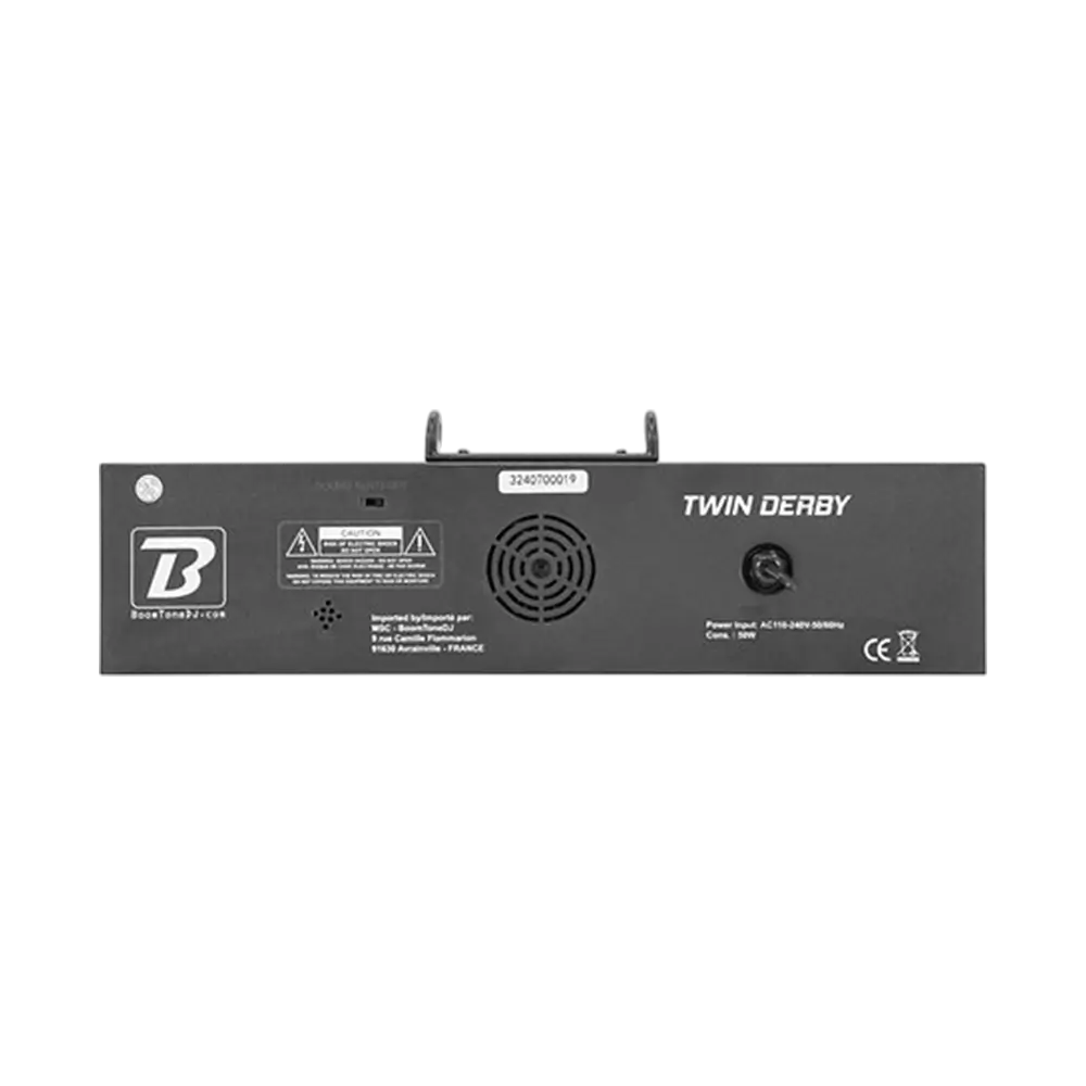 Twin Derby - 3 effetti in 1 con DMX