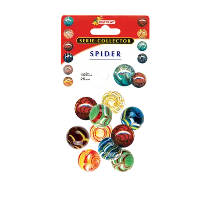 Confezione di 10 tappi Spider (serie da collezione)