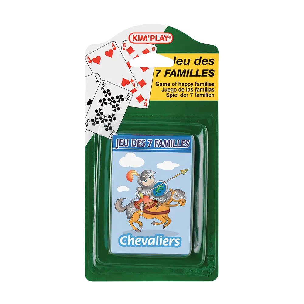 Gioco delle 7 famiglie - Principesse, fate, pirati, cavalieri (set di 4)