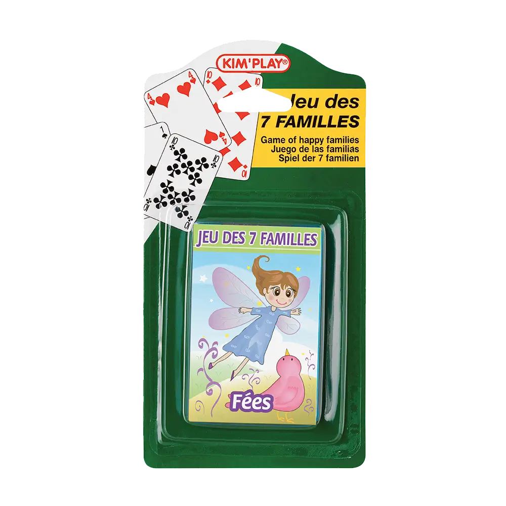 Gioco delle 7 famiglie - Principesse, fate, pirati, cavalieri (set di 4)