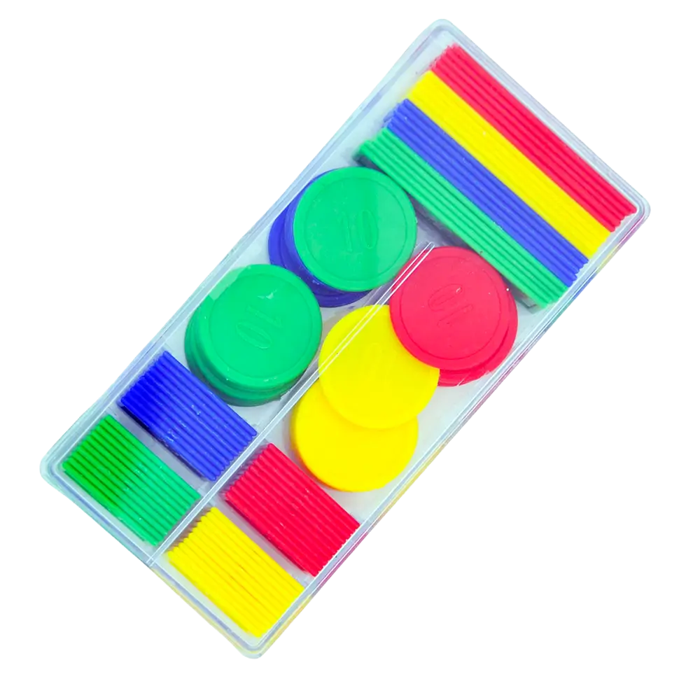 Scatola di fiches per giochi di carte e da tavolo - Set di 100 pezzi