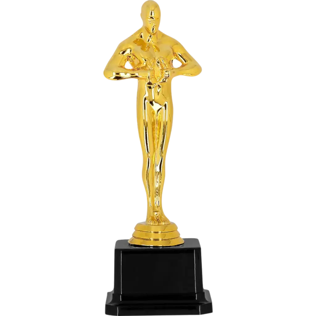 Trofeo d'oro da 21 cm - Stile Hollywood