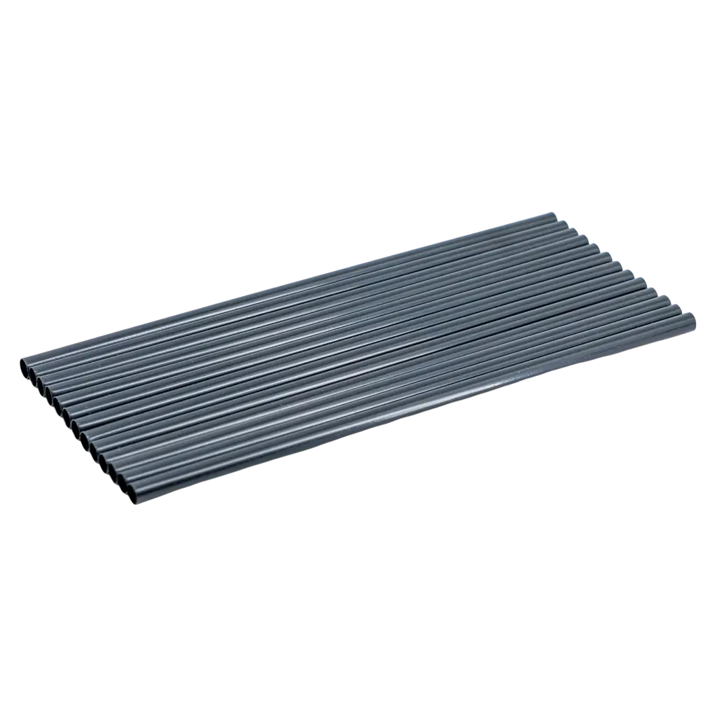 Cannuccia riutilizzabile in PP - Nero 20cm/ø6mm (SET DI 250)