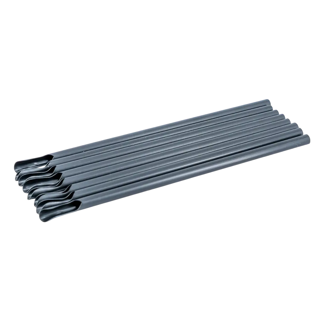 Cannuccia Cucchiaio riutilizzabile in PP - Nero 21cm/ø8mm (SET DI 100)