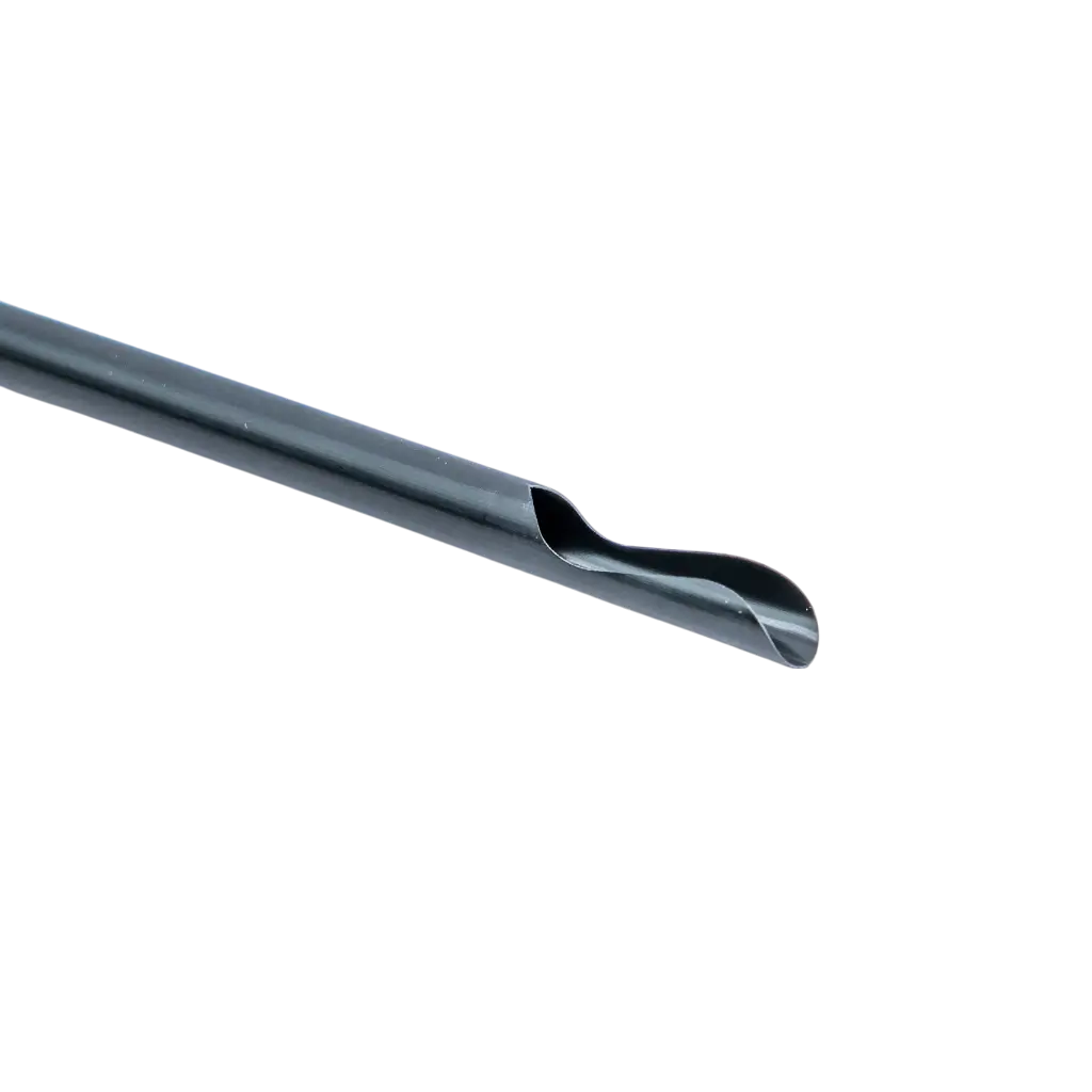 Cannuccia Cucchiaio riutilizzabile in PP - Nero 21cm/ø8mm (SET DI 100)