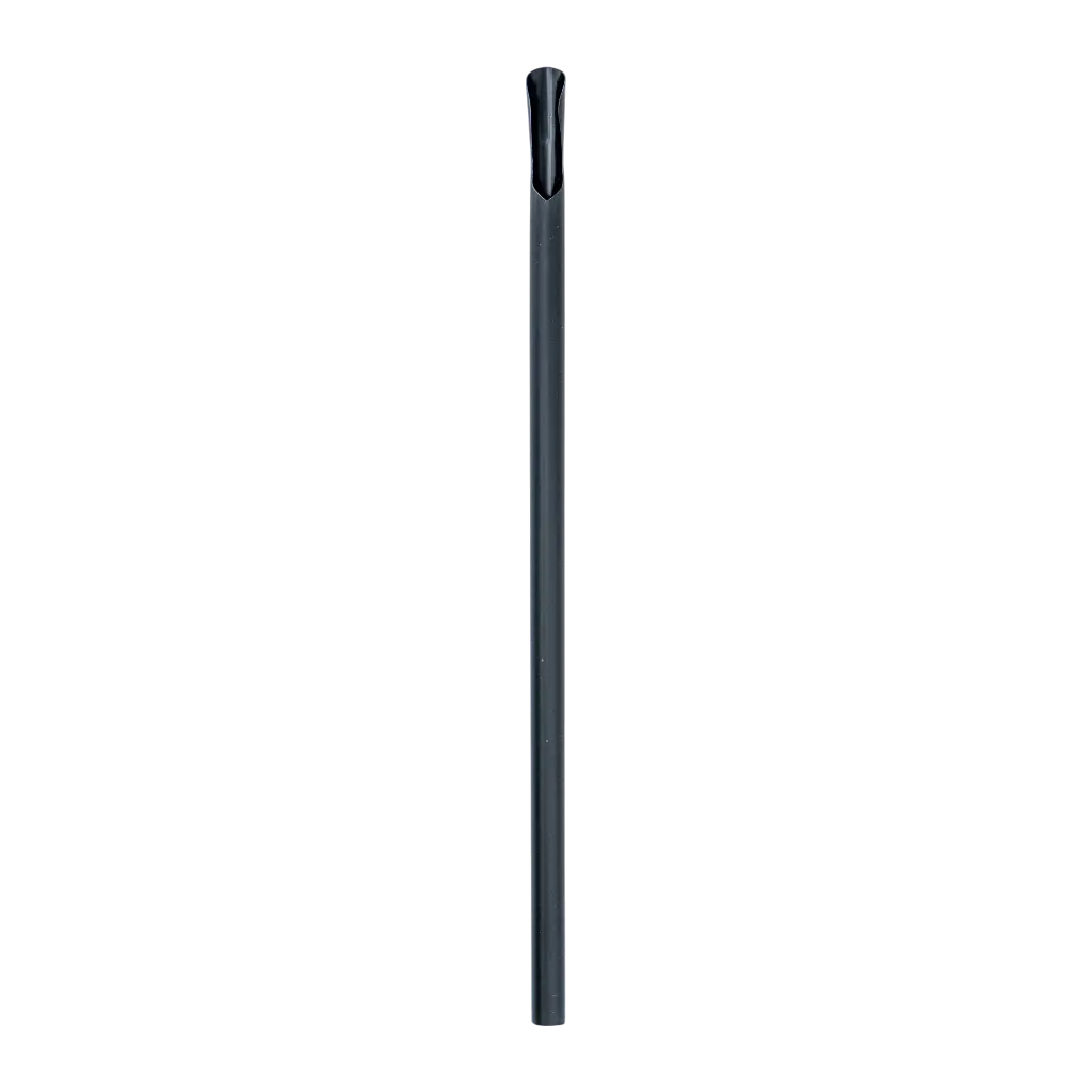 Cannuccia Cucchiaio riutilizzabile in PP - Nero 21cm/ø8mm (SET DI 100)