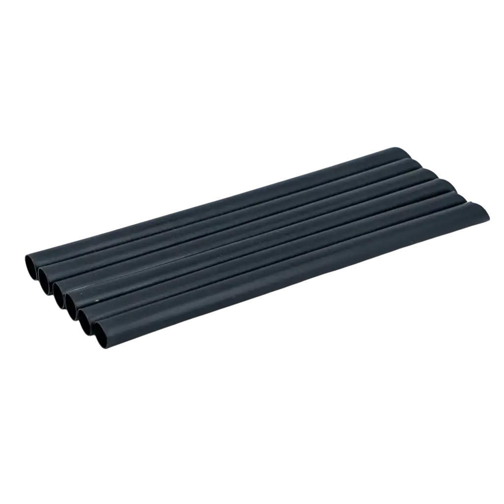 Cannuccia riutilizzabile per tè con bolle in PP - nero 20 cm/ø12 mm (SET DI 100)