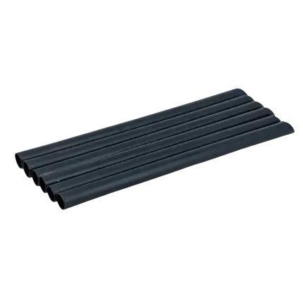 Cannuccia riutilizzabile per tè con bolle in PP - nero 20 cm/ø12 mm (SET DI 100)