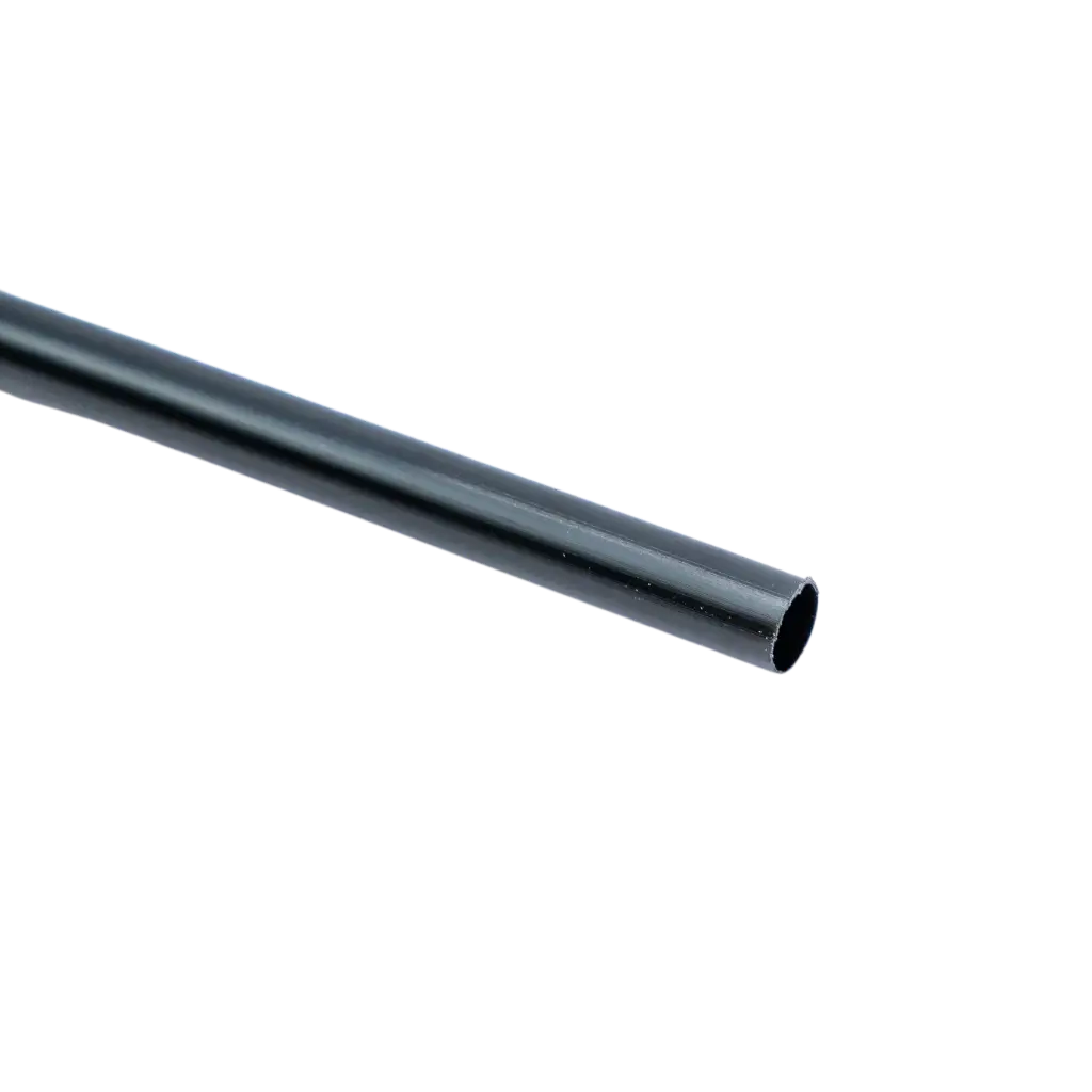 Cannuccia da cocktail riutilizzabile in PP - Nero 20cm/ø8mm (SET DI 250)