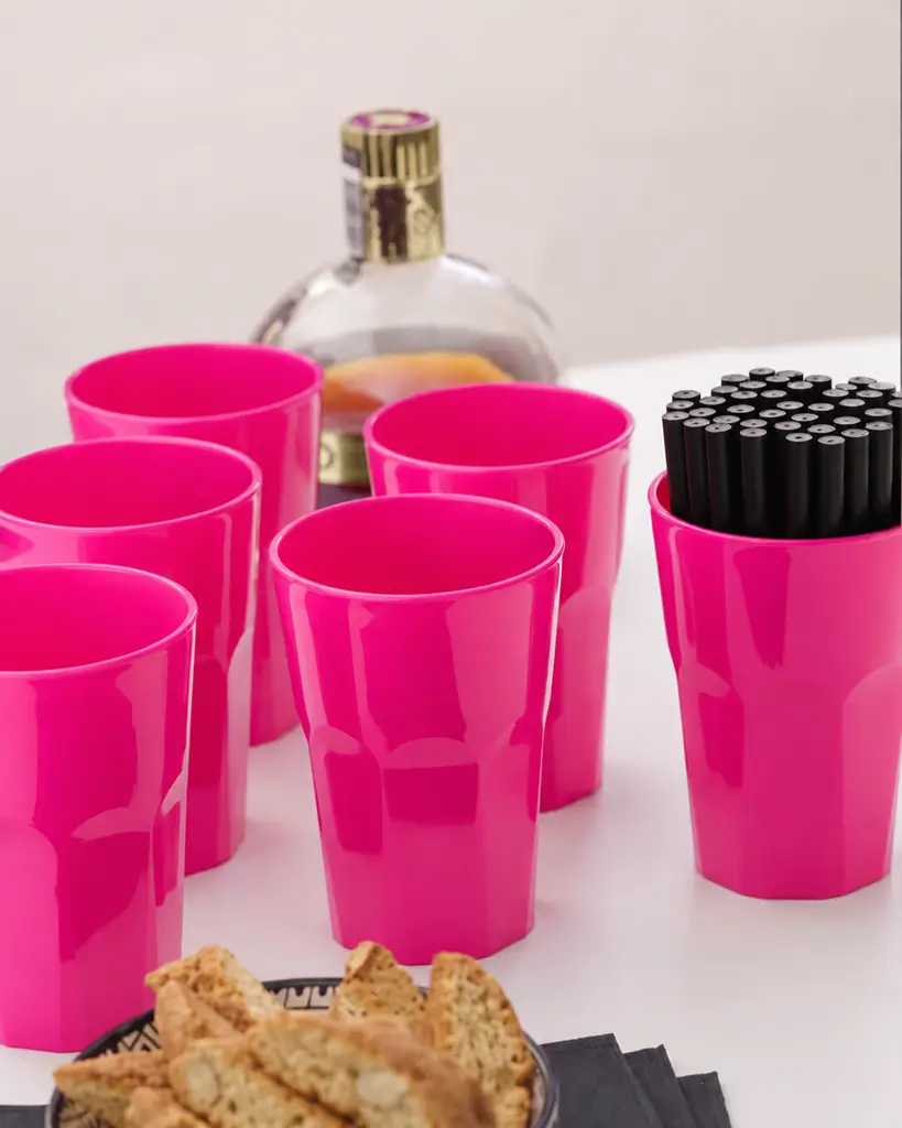 Bicchiere da Mojito rosa 33cl