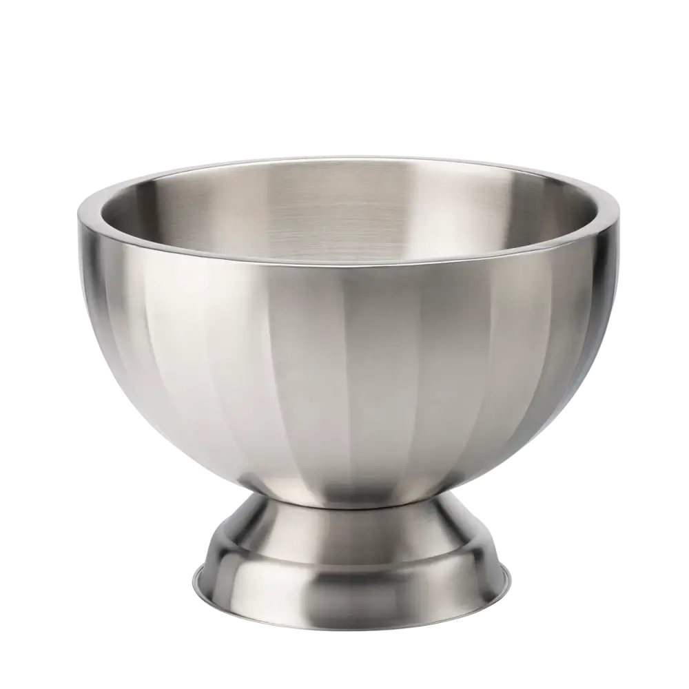 Secchiello isotermico per vino e punch in acciaio inox satinato - 37 cm