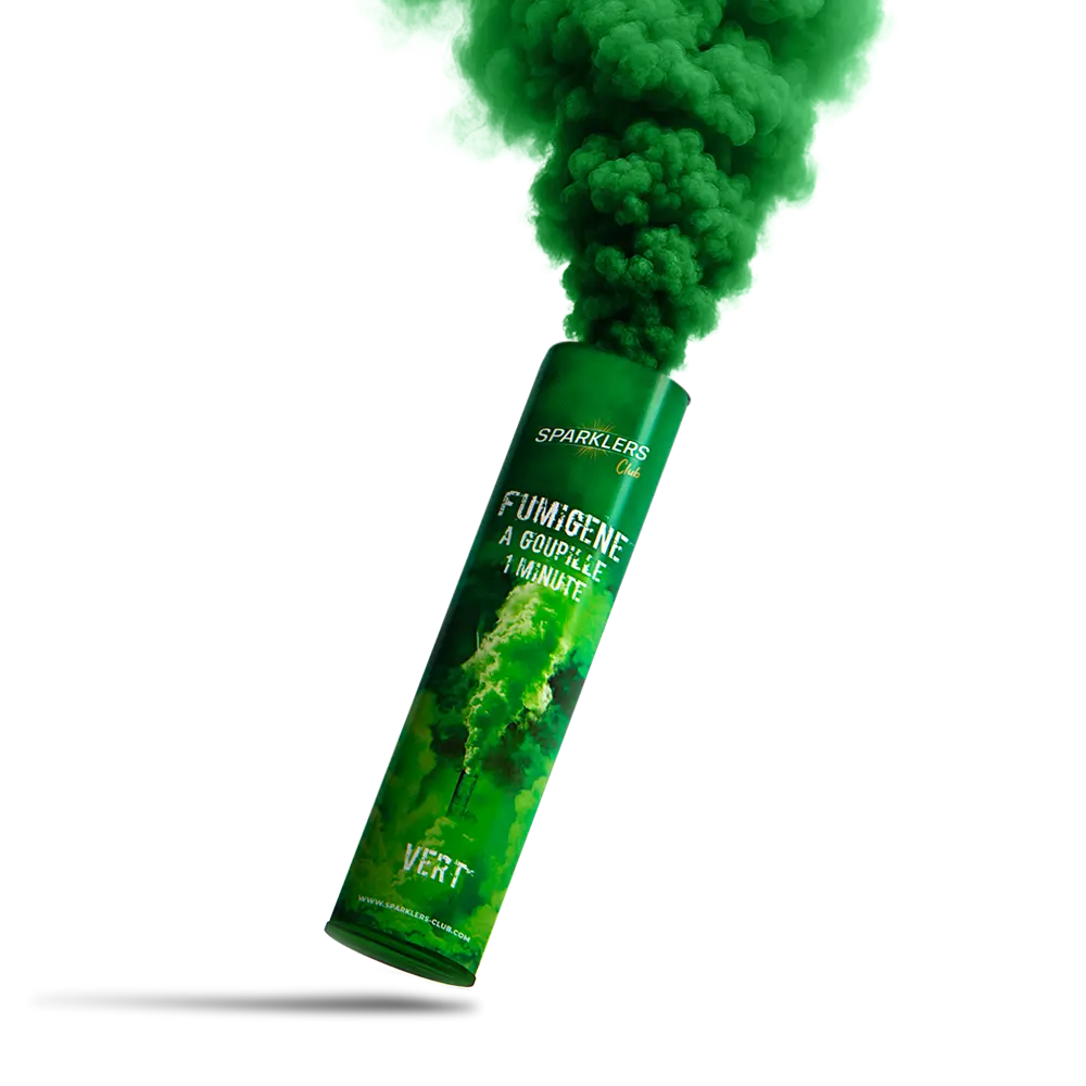 Fumo a mano 1 minuto verde