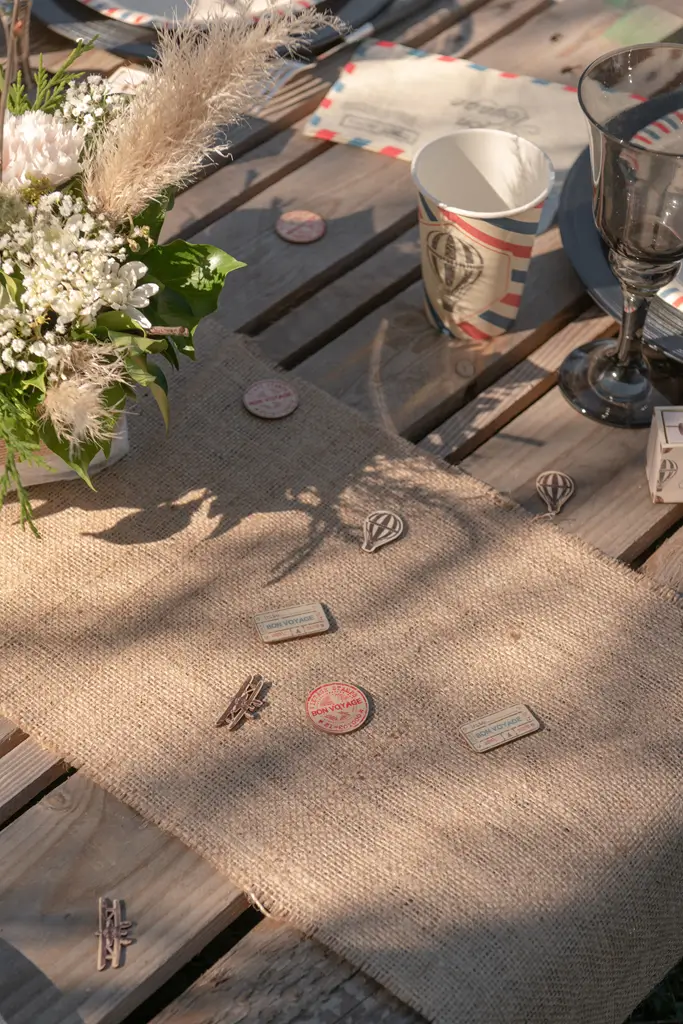 Decorazioni da tavola "Bon voyage" x20