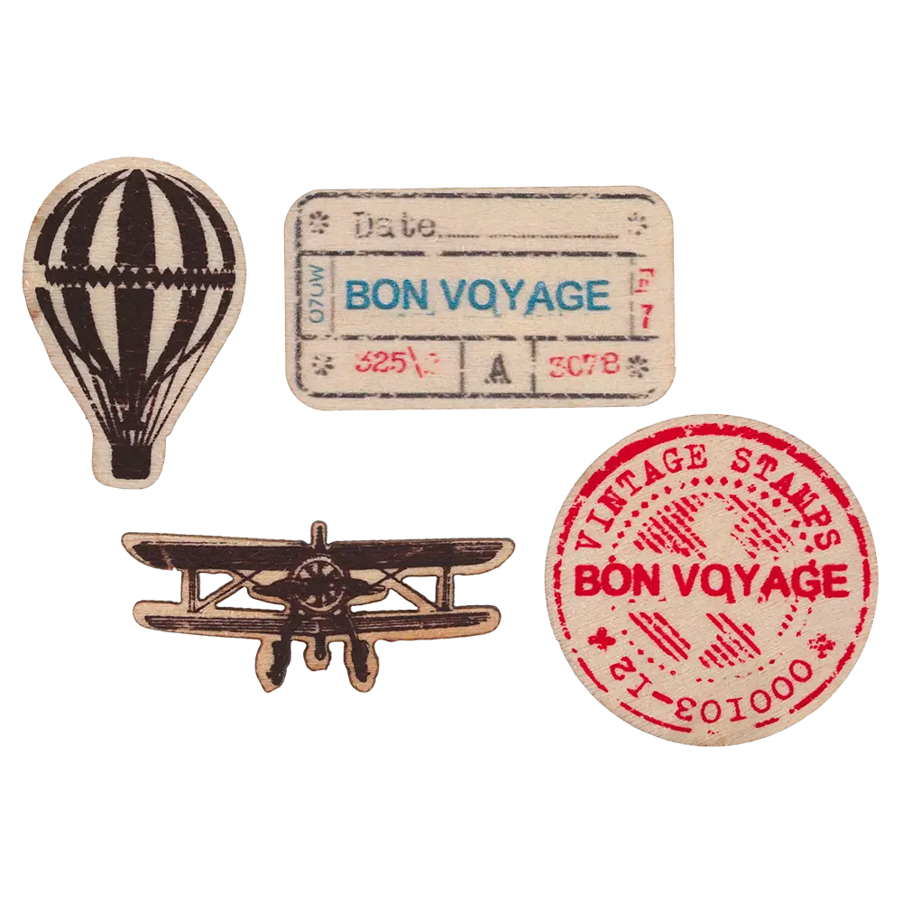 Decorazioni da tavola "Bon voyage" x20