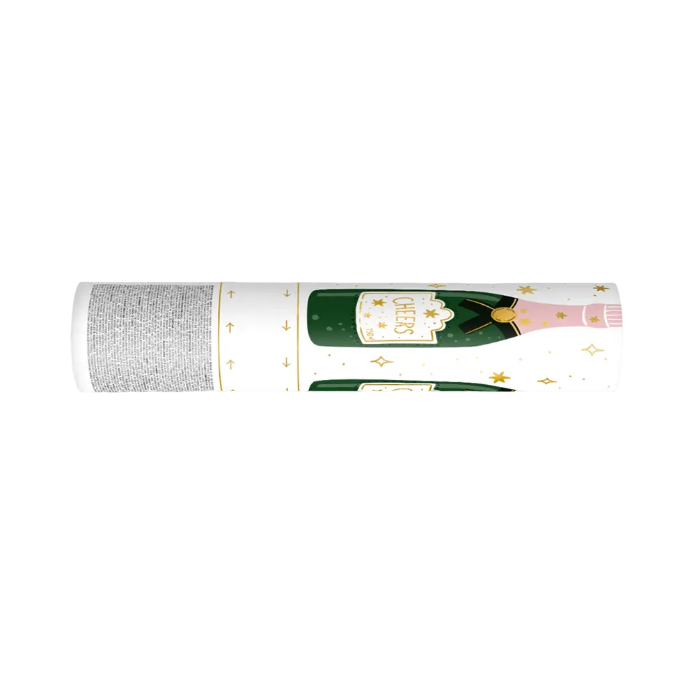 Cannone spara coriandoli – Stelle dorate biodegradabili – 20 cm