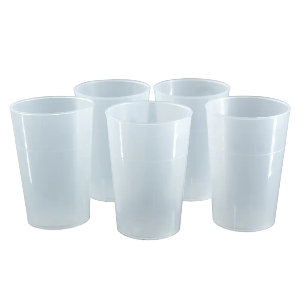 Bicchiere Ecocup 12?cl utile (20?cl fino al bordo) Riutilizzabile – Tipo Vino, Sagra, Bodega