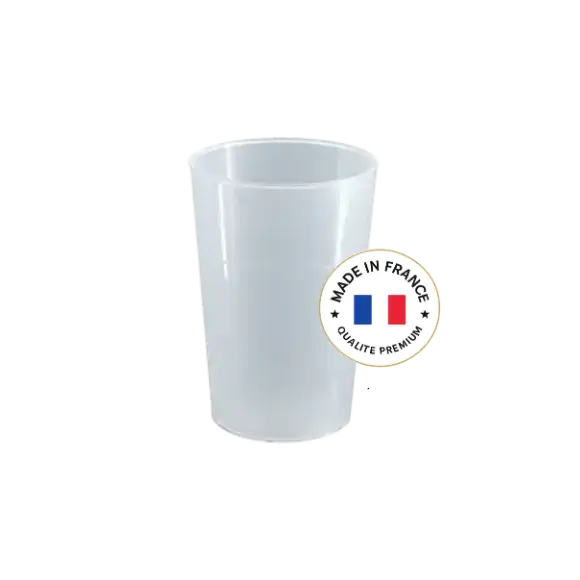 Bicchiere Ecocup 12?cl utile (20?cl fino al bordo) Riutilizzabile – Tipo Vino, Sagra, Bodega
