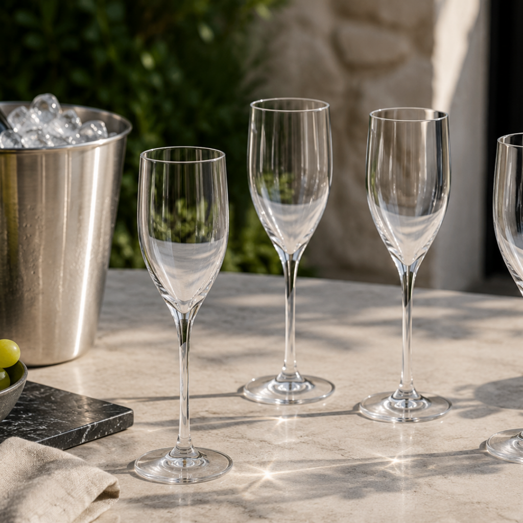 Bicchiere infrangibile per champagne "Venus" in Ecozen - 17 cl