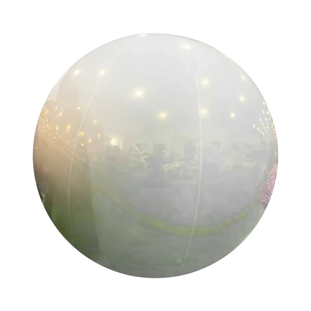 Sfera Specchio Gonfiabile Bianca 60 cm – Decorazione Riutilizzabile