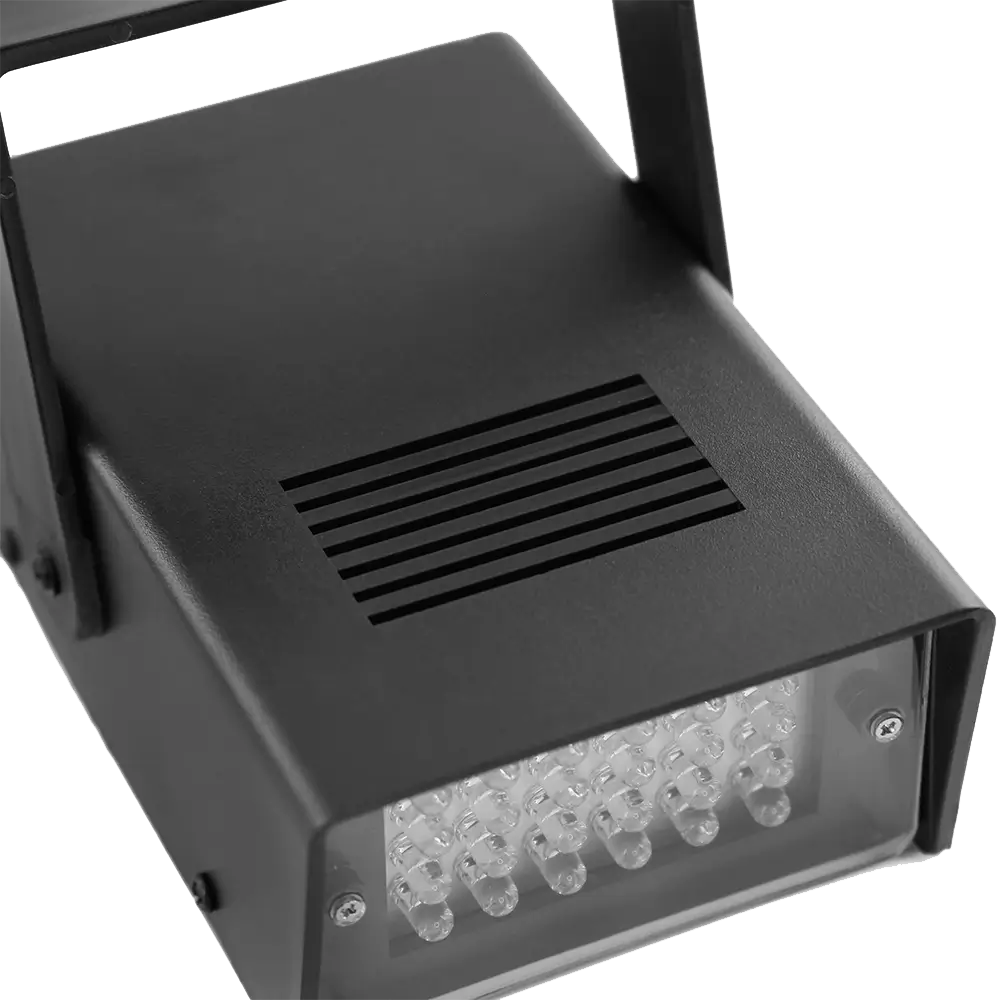 Strobo LED "FLASHLED-MINI" - 24 LED bianchi, velocità regolabile