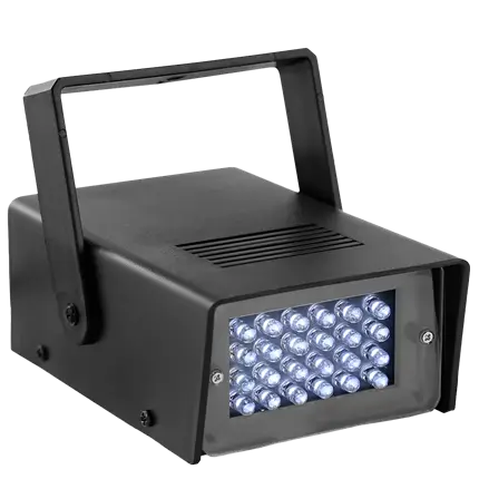 Strobo LED FLASHLED-MINI - 24 LED bianchi, velocità regolabile