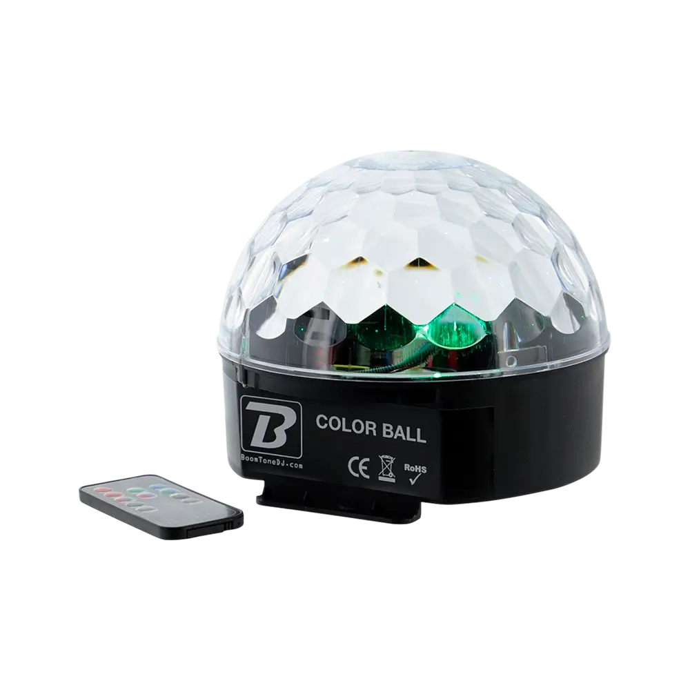 Set di luci LED "Color Ball" - RGB 9W, 82 lenti, telecomando incluso