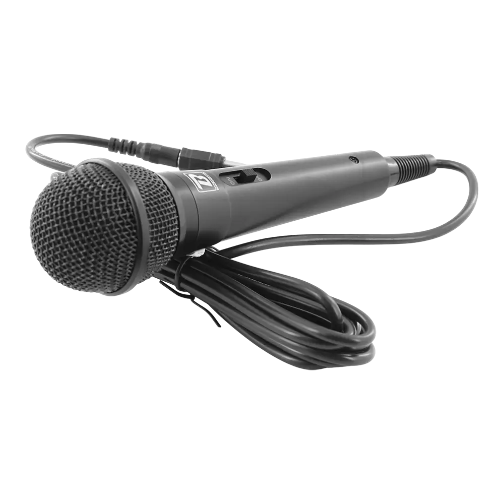Microfono dinamico "MIC10" - cardioide, cavo da 3 m, mini-jack + adattatore da 6,35 mm