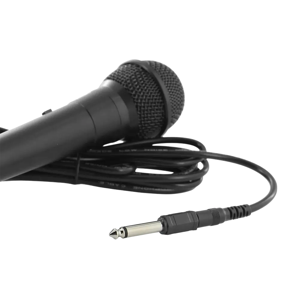Microfono dinamico "MIC10" - cardioide, cavo da 3 m, mini-jack + adattatore da 6,35 mm