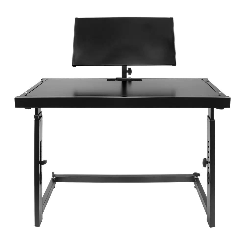 DJ STATION - altezza regolabile 68-92 cm, ripiano per PC integrato