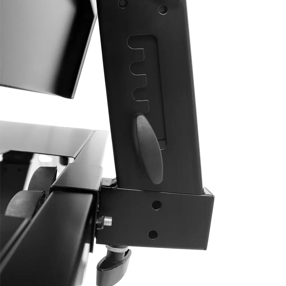 DJ STATION - altezza regolabile 68-92 cm, ripiano per PC integrato