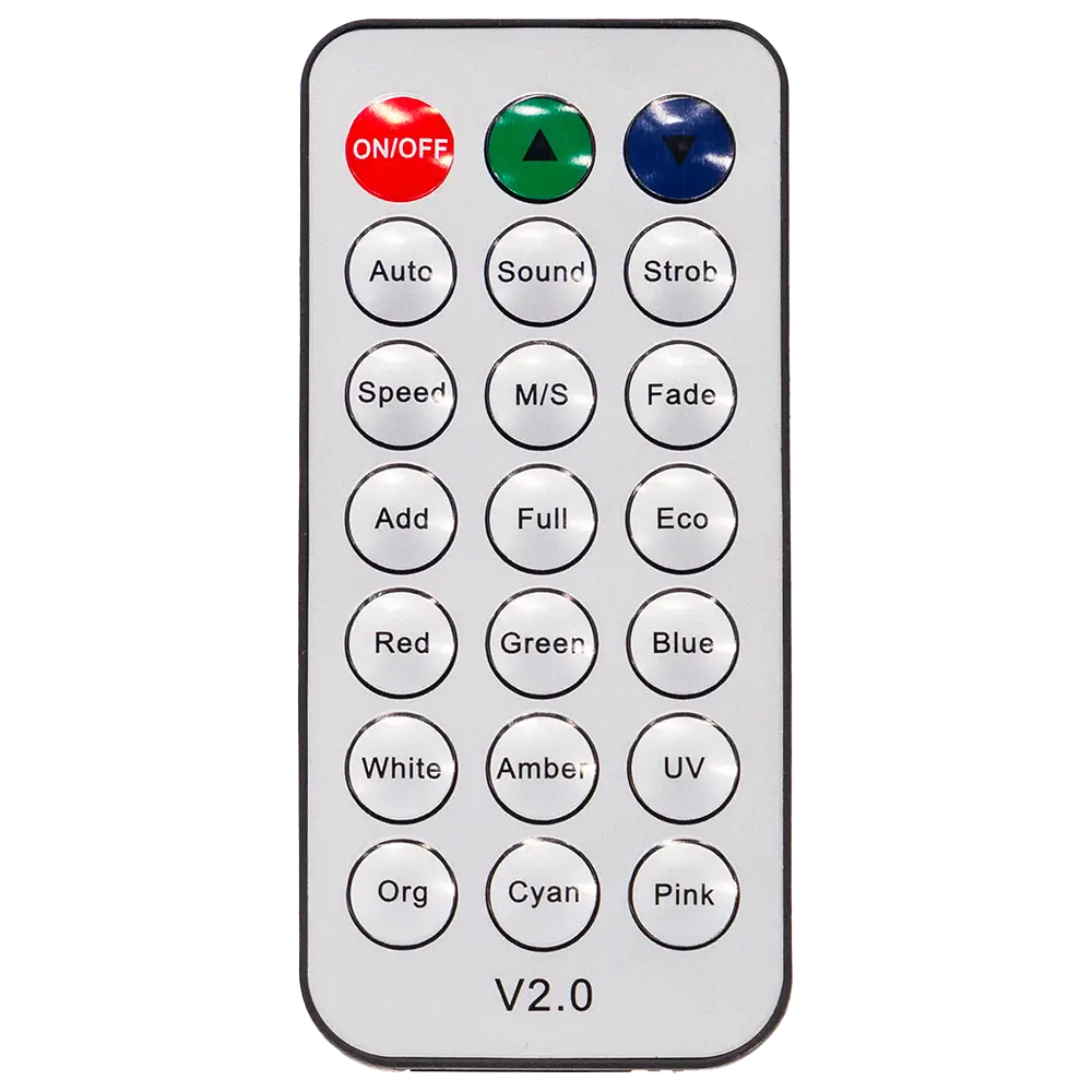 Proiettori LED "IZY Glow Set" Mac Mah – 6×15W RGBWA-UV, DMX wireless, ricaricabili