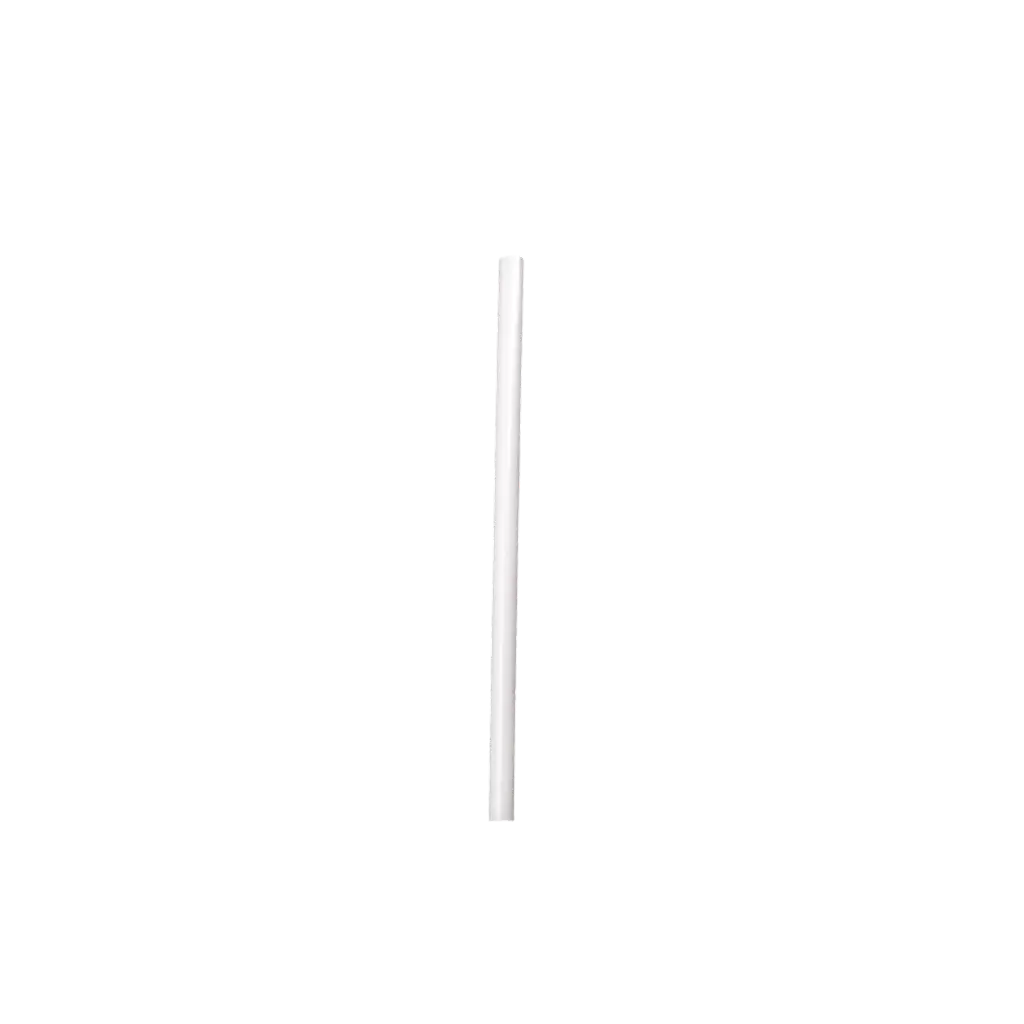 Cannuccia da cocktail "piccola" in PP bianco riciclabile 15cm ø 8mm - Sicura per gli alimenti e riutilizzabile (confezione da 250)